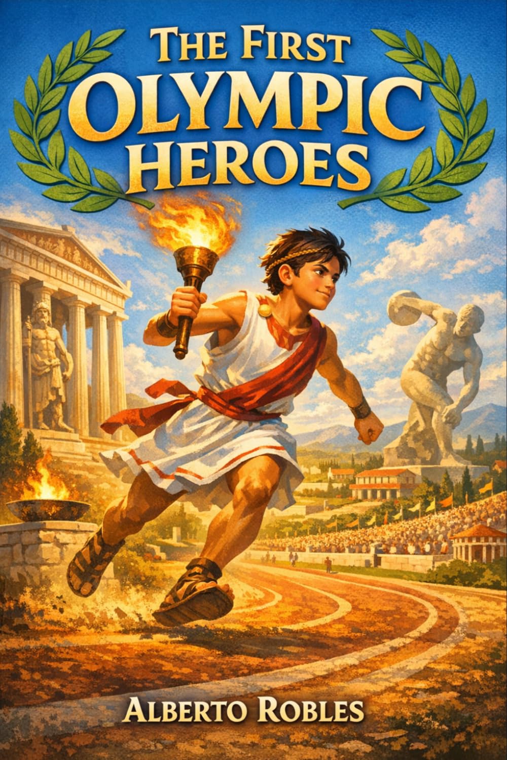 The First Olympic Heroes: Ancient Greek Olympic Stories, Amazing Facts, and Timeless Lessons About Courage, Discipline, Honor, and Never Giving Up for Young Readers