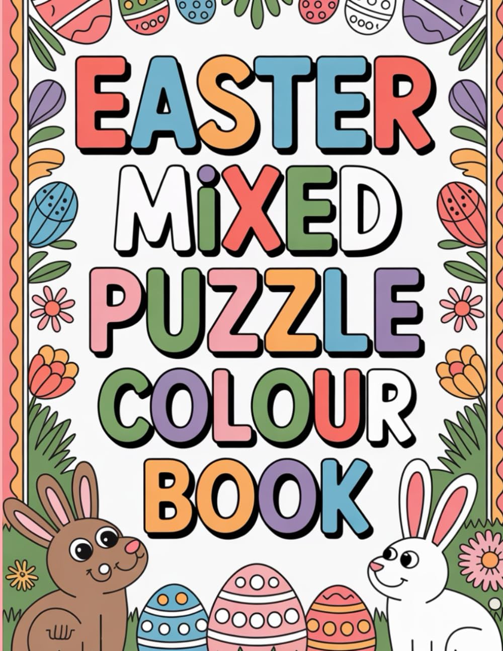97 Pages of Fun Easter Puzzles & Coloring