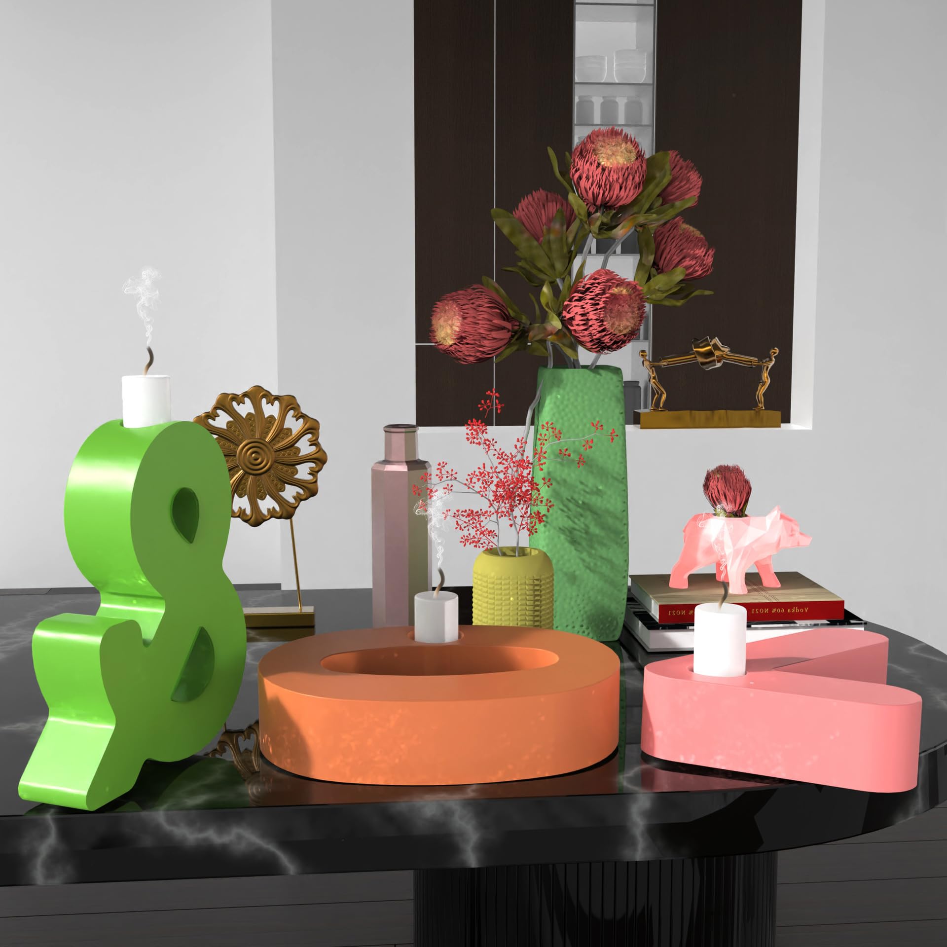 Moldes Para Fundición De Joyería Con Números Y S, Moldes De Resina De