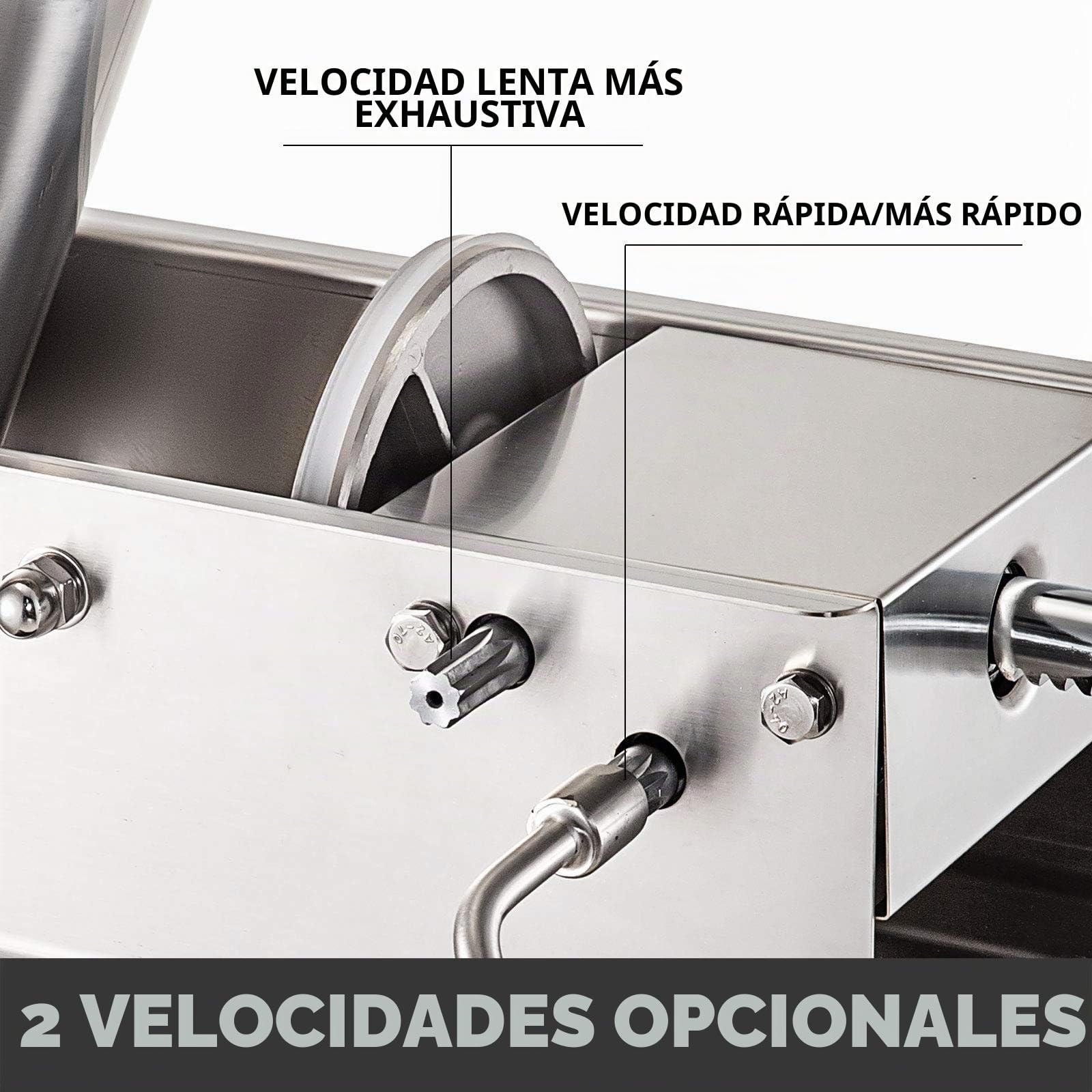VEVOR Embutidora de Chorizos Horizontal de Acero Inoxidable 7L Llenadora Manual de Salchichas para Hacer Salchichas Chorizo Hot Dogs Bratwurst Adecuado Tanto para Uso Doméstico como Comercial