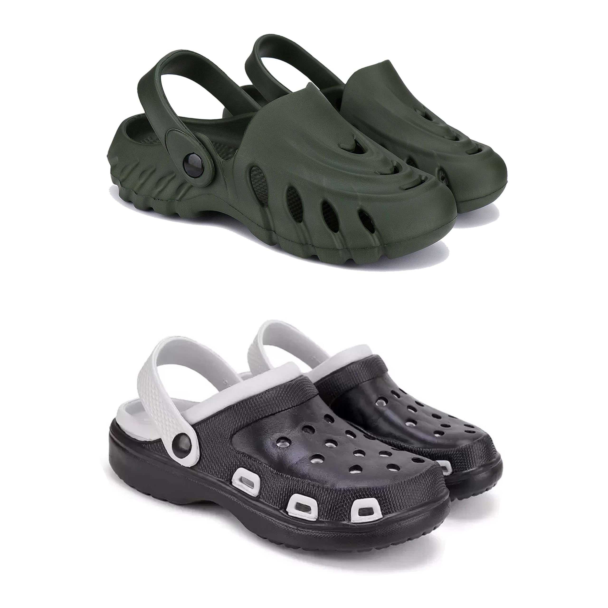 Men's Sandals Clogs | Lightweight Wear| Stylish & Easy to Wear For Men's GP-SAN-(2-COMBO)-3137-3018-picture-49