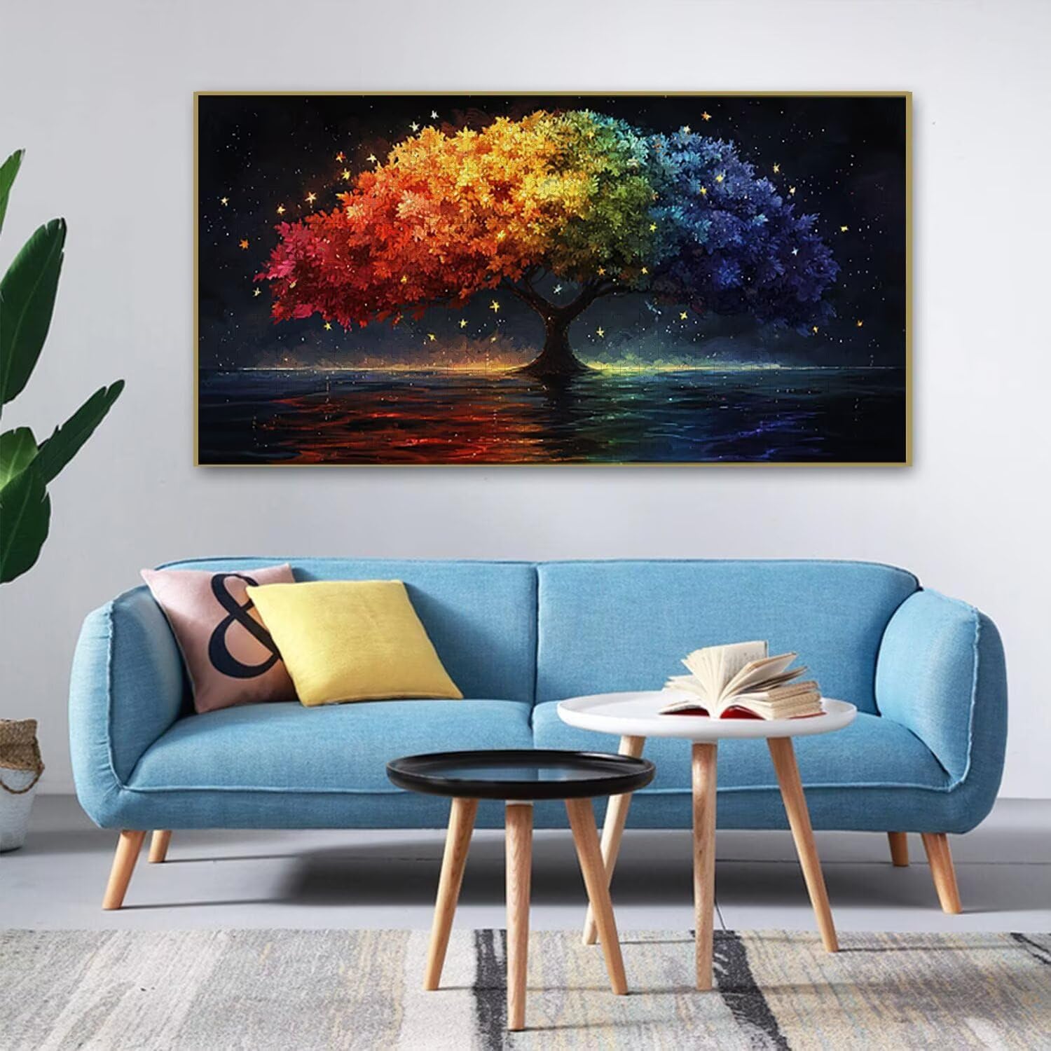 Puzzle dla dorosłych 1100 elementów, Puzzle Drzewo Życia, Puzzle dla Dorosłych Klasyczne i Od 14 lat Junior, Rodzinna Rozrywka Domowa Puzzle Prezent 87x42cm l-845