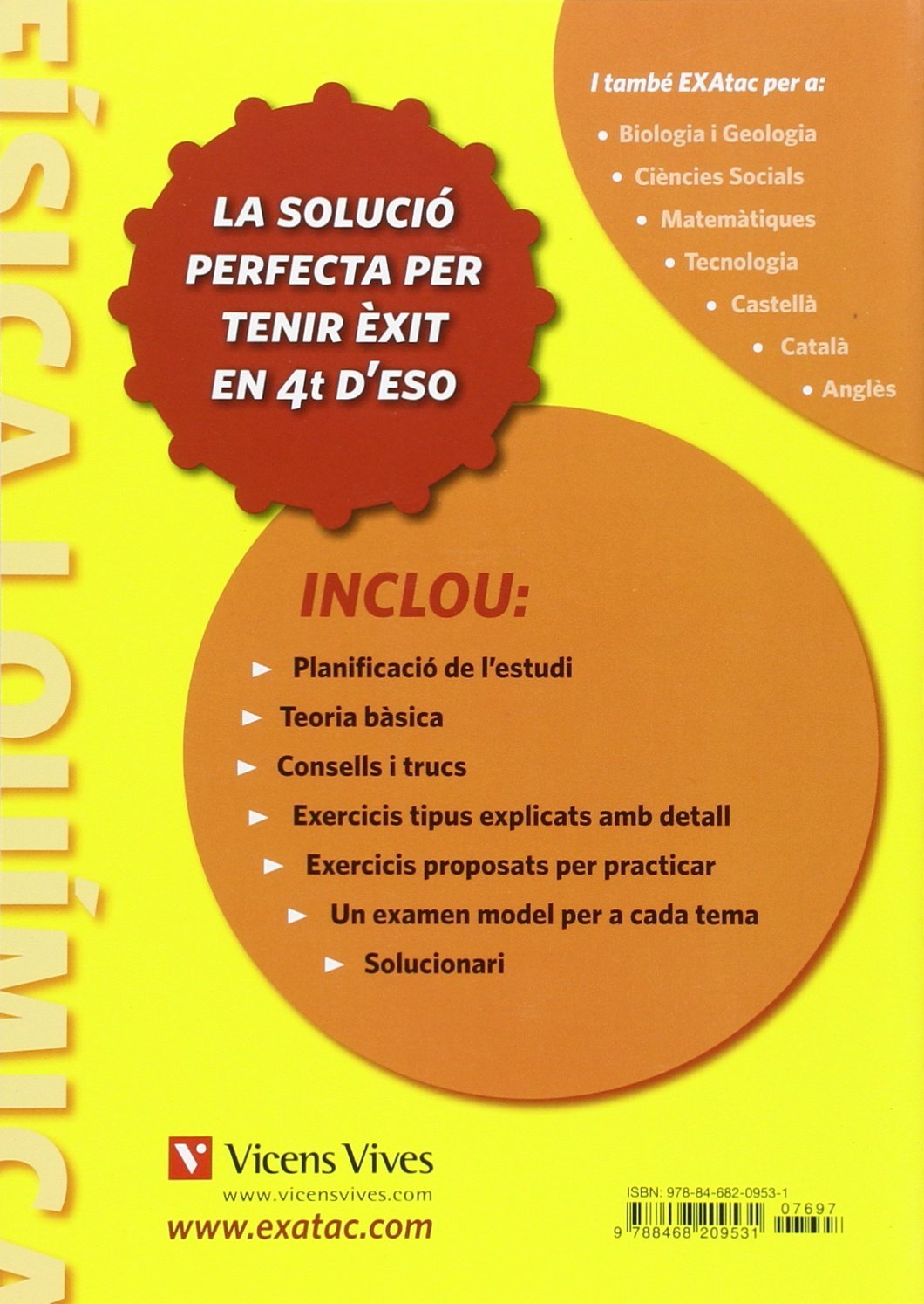 Exatac 4 ESO. Física I Química - 9788468209531