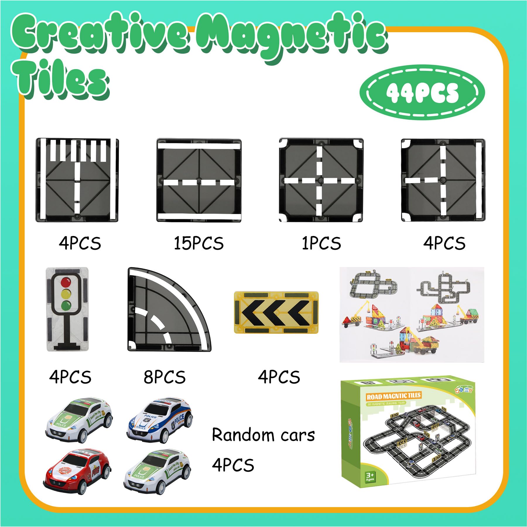 ブラック商会変奇郎登場アイテム② 磁石のおもちゃ マグネチックメタル CRDL Amazon.com: Magnetic Tiles Road Set with Pullback Car for Kids