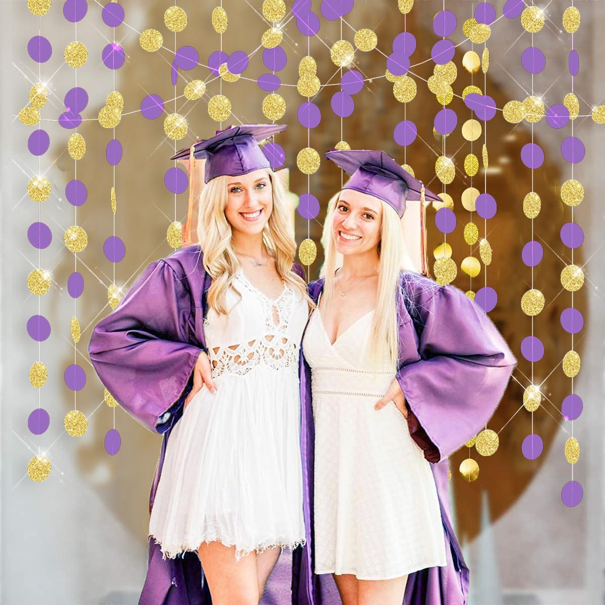 Mastered It - Decorazioni di laurea in oro nero - Forniture per feste di laurea Master It 2024
