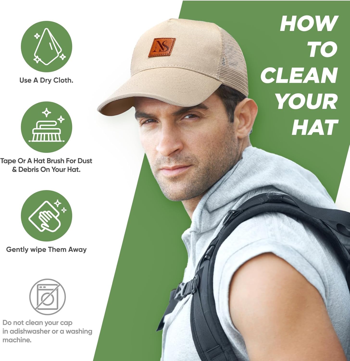 Hemp Snapback Hats for Men & Women, Natural UV Protection, Womens Trucker Hats, Twill Fabric, Mens Baseball Hats - Image 6