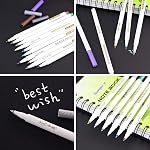 Metallic Marker Pens,Set of 10 Colors,Metallic Color Painting Pen for Birthday Greeting Gift Valentine's Day Cards Thank You Card DIY Scrapbook Photo