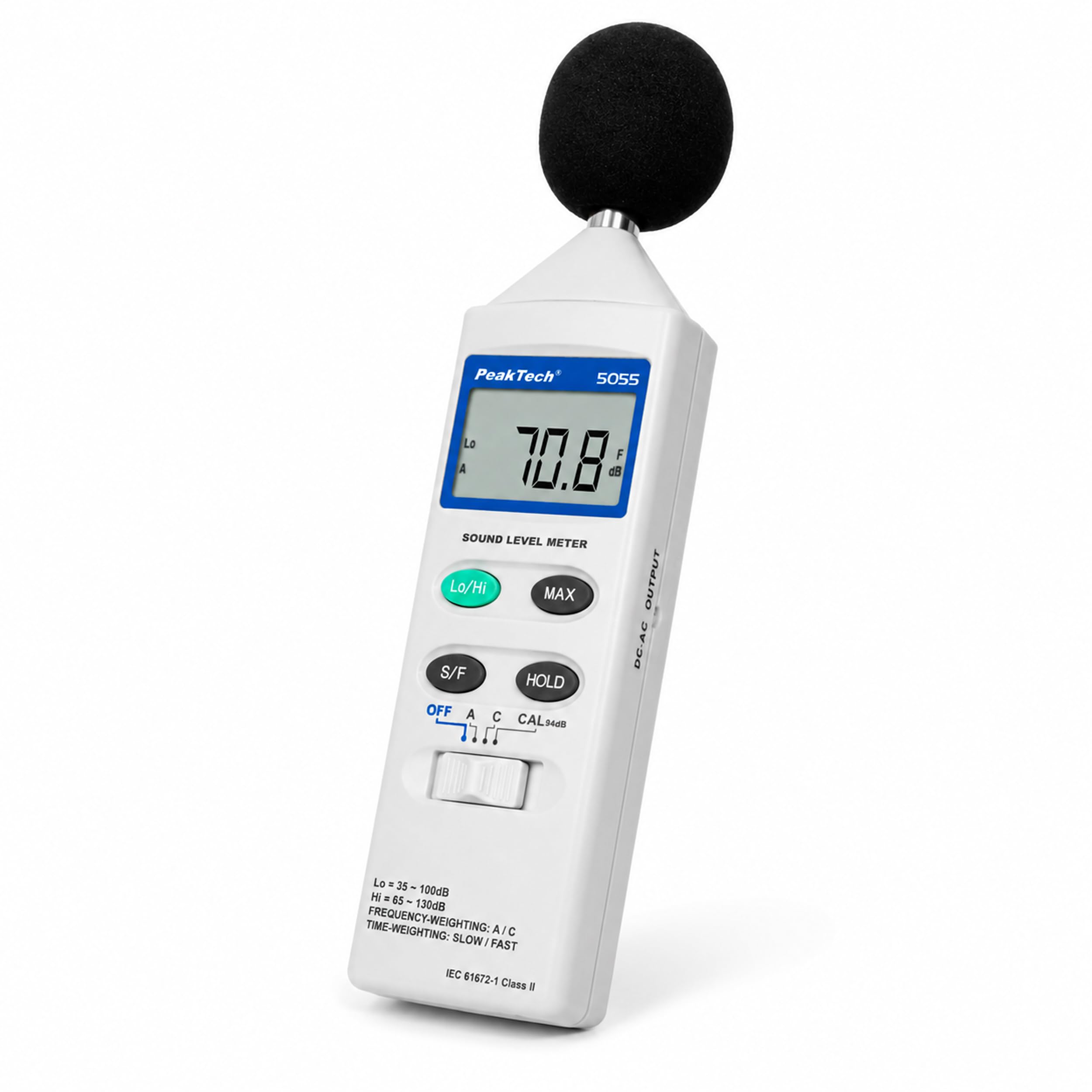 PeakTech P 5055 Digital-Schallpegelmesser, 3 1/2-stellig