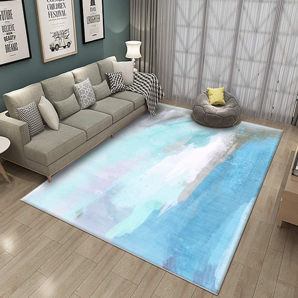 Buy MOXIC Soft Abstract Art Living Room Area Rugs Rectangular Children Crawling Bedroom Rug Fleece Anti-Slip Carpets Nordic Modern 3D Home Decor Mats Indoor Outdoor Runners Nursery 2' X 5' — BookShops.in