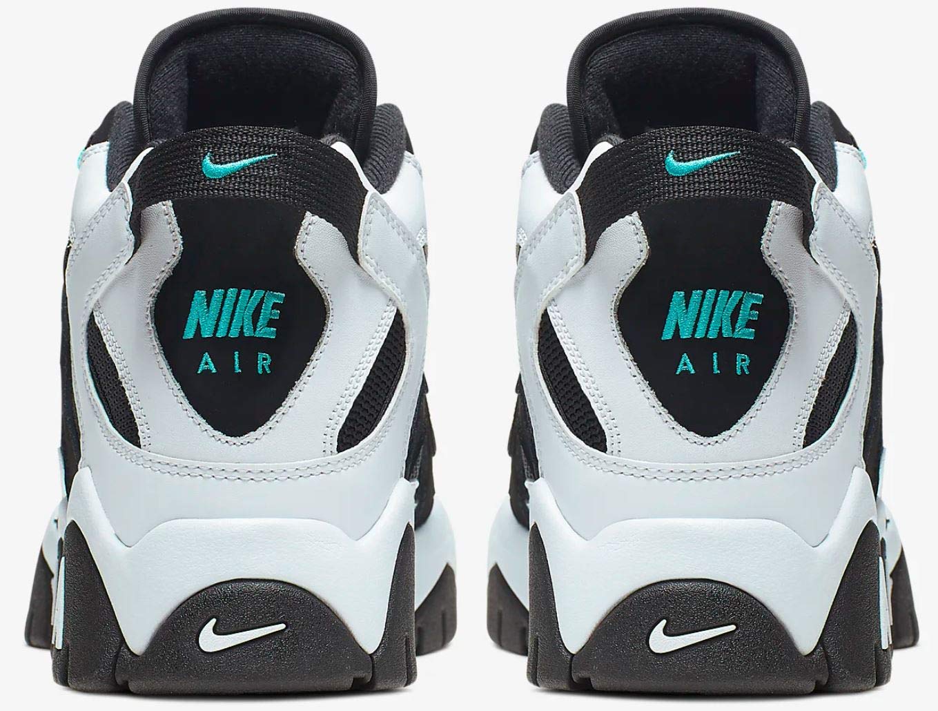 Nike Mens Air Barrage Mid Training Shoes 11 Black White 