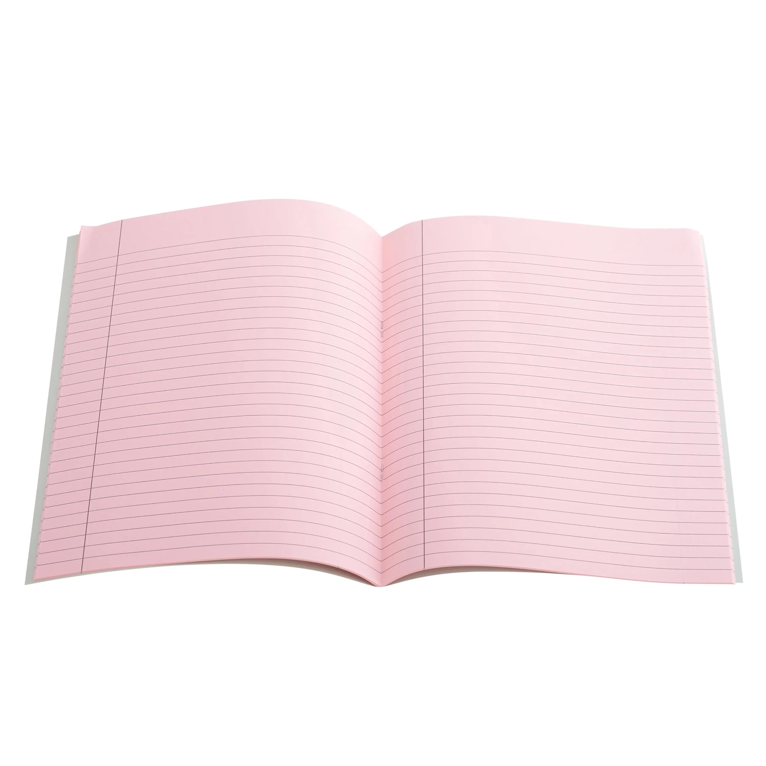 The Dyslexia Shop 9" x 7" - 7mm Lined Tinted Paper - Exercise Book (Grey Cover) Single Book/Orange - Image 2