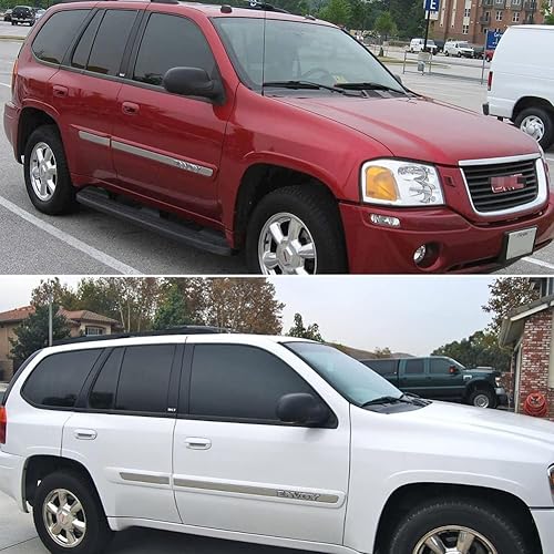 Miniatura 7 de Para Buick Rainier 2004-2007, Chevrolet Trailblazer GMC Envoy 2002-2009 y Oldsmobile Bravada 2002-2004 Lente ahumada Espejo lateral Luces