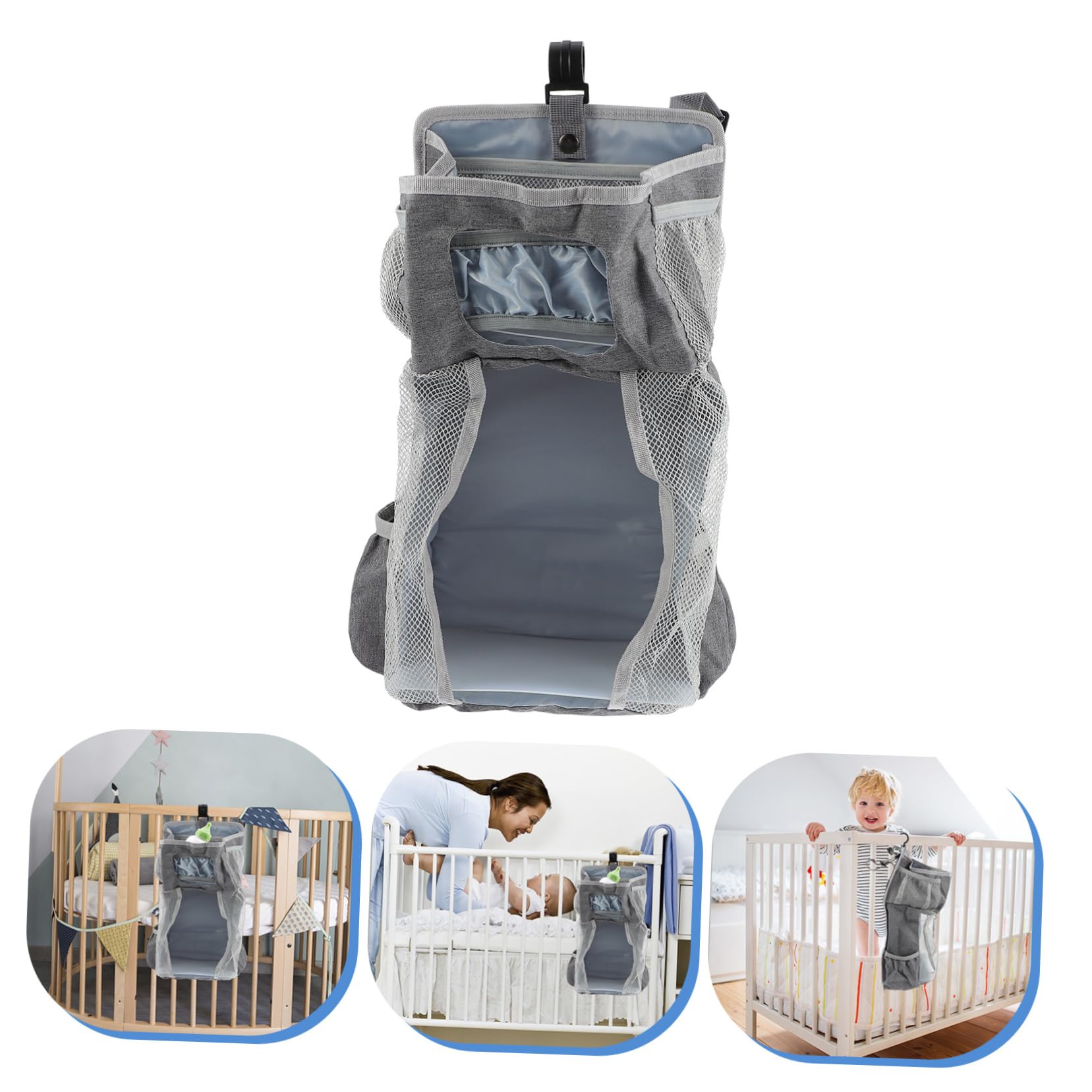 Toyvian 2stücke Hängende Wickeltasche Für Organizer Für Windeln Und Kleine Utensilien Für Aufbewahrung Im Kinderzimmer Einfach Zu Befestigen Entfernen Elegantem Mit