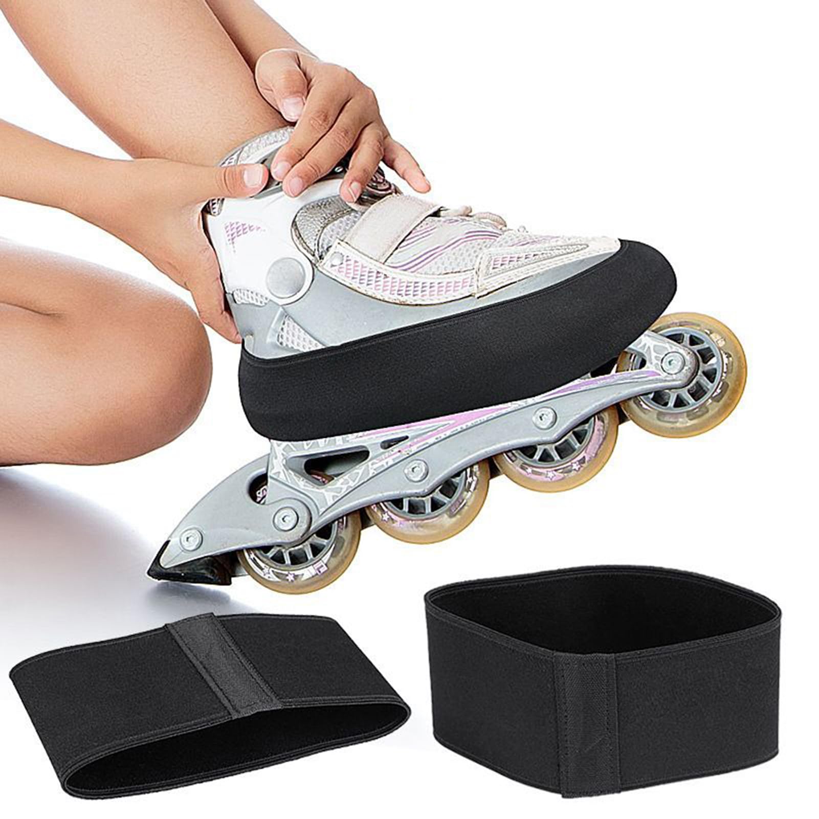 Fundas para Patines de Hielo,Manga Elástica Impermeable,Fundas para Patines de Ruedas - para Jóvenes y Adultos, Accesorios de Patinaje Artístico, de Velocidad, Recreativo y Hockey, para Niñas