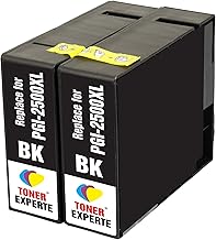 TONER EXPERTE PGI-2500XL PGI-2500XLBK 2 Schwarz Druckerpatronen kompatibel für MAXIFY MB5350 iB4050 MB5050 MB5150 MB5450 iB4150 MB5455 MB5155 9254B001 | hohe Kapazität (2500 Seiten)