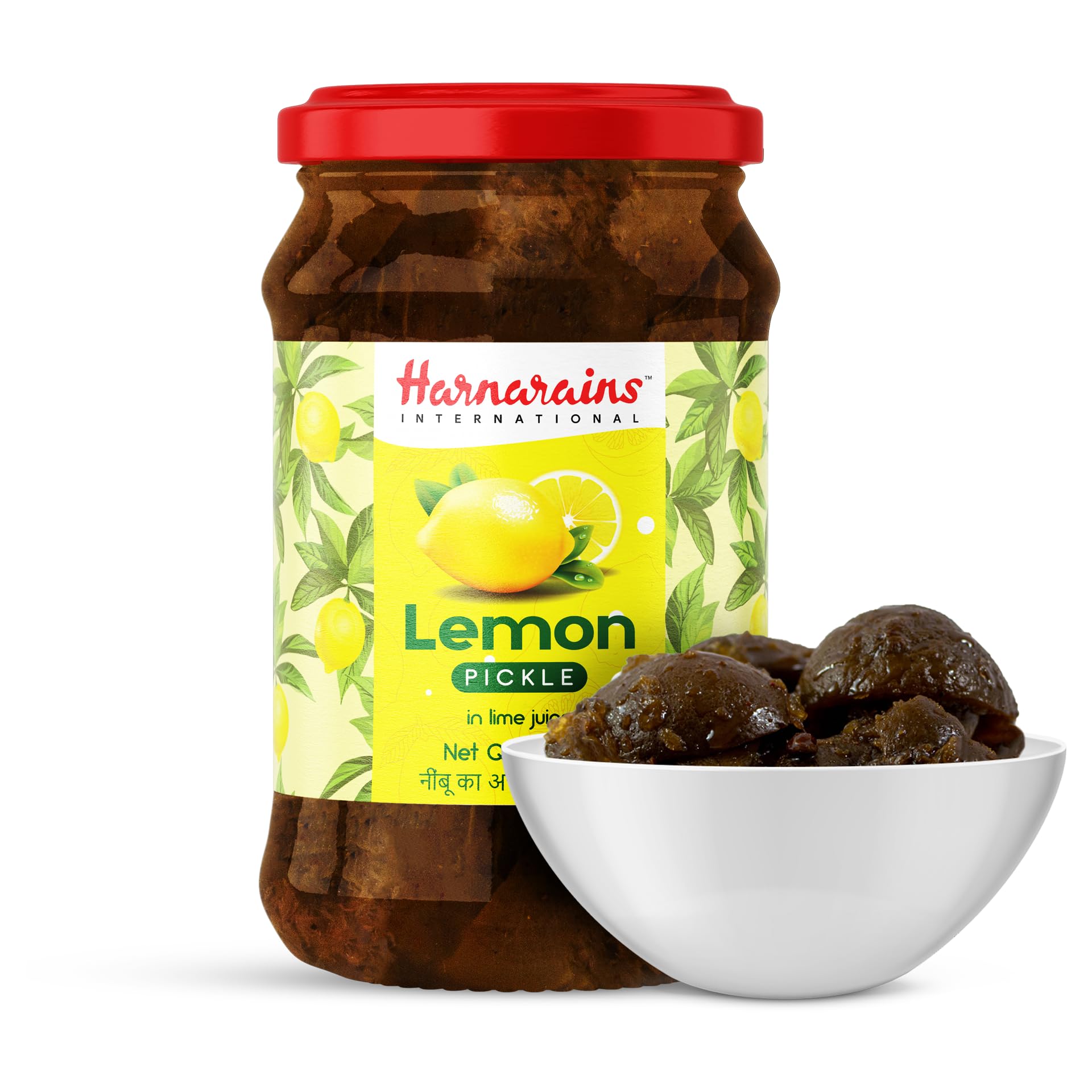 Harnarains Organic Lemon Pickle in Lime Juice (Sour Lime Pickle) (Khatta Nimbu Ka Achar) - 400 grams...-image-26