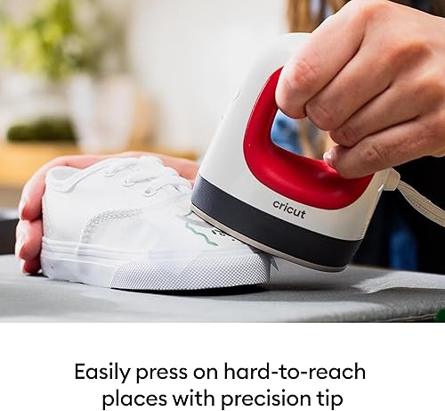Miniatura 4 de Cricut EasyPress Mini Prensa de Calor - Para Presionar Objetos Pequeños Como Zapatos, Animales de Peluche, Sombreros y Más - 3 Ajustes de Calor y