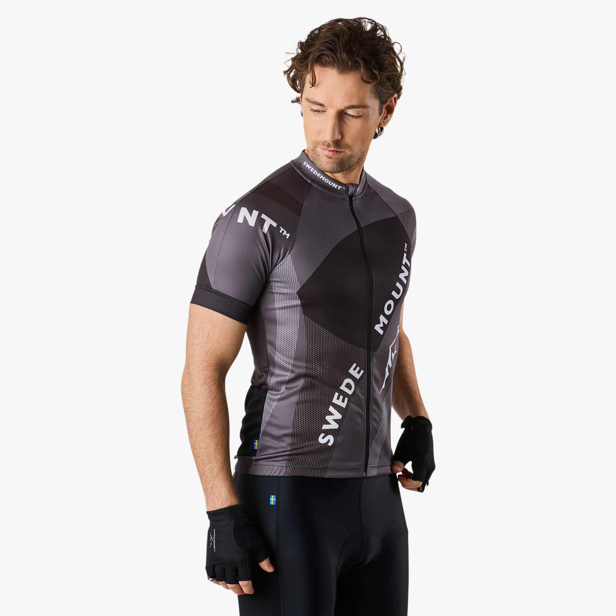 Swedemount Giro Bike Tee II Koszulka kolarska z krótkim rękawem i tylnymi kieszeniami dla mężczyzn
