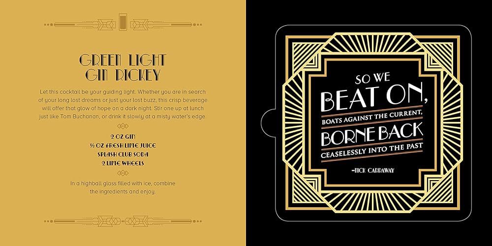 Gatsby's Speakeasy: Cocktails and Coasters to Toast In Style