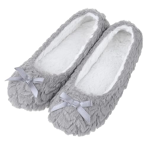 MIXIN Womens Slippers Ballerina Slippers Comfy Memory Foam Slip-on House