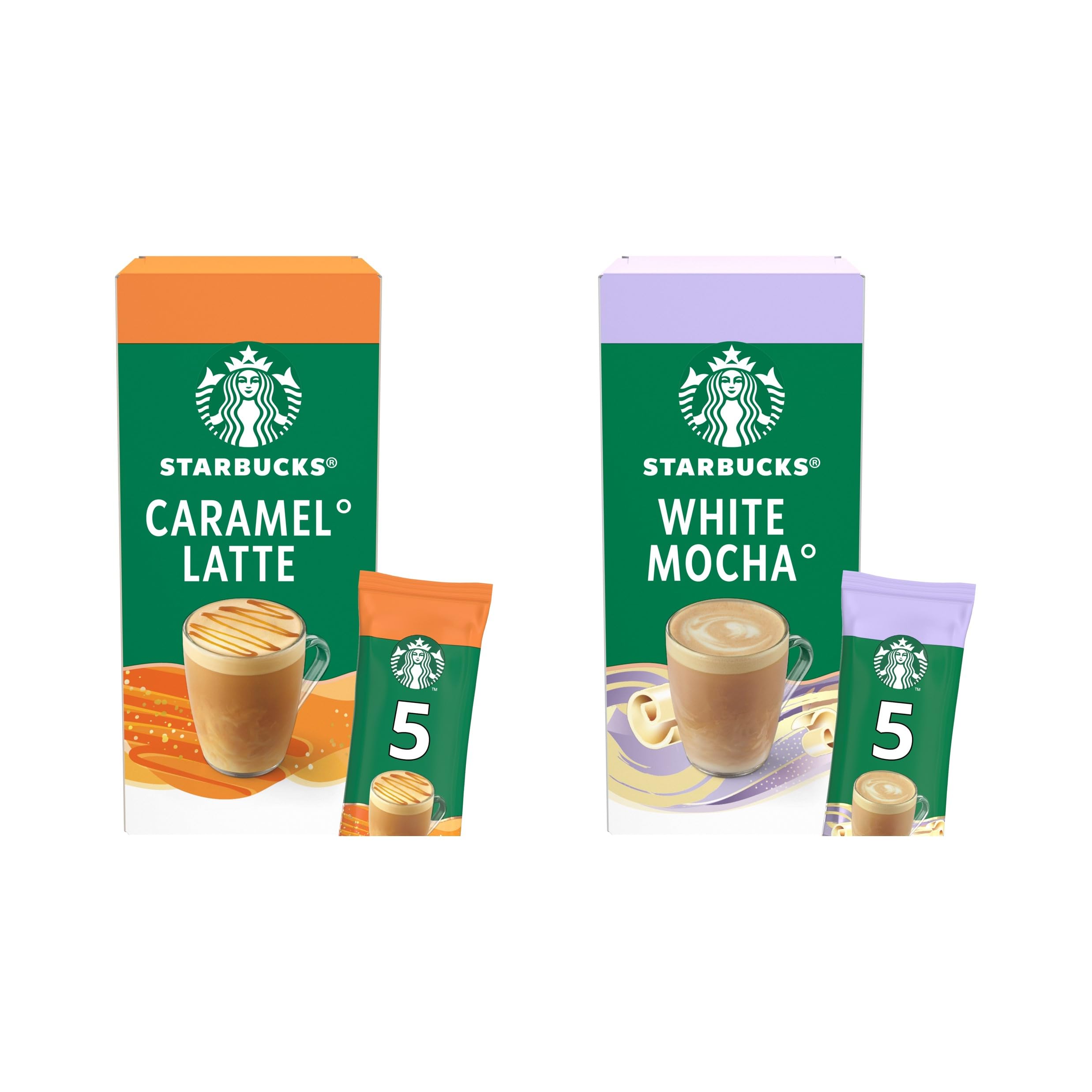 STARBUCKS Pack Variété Spécialités Instantanées Gourmandes 12 x 5 (60 Sachets)