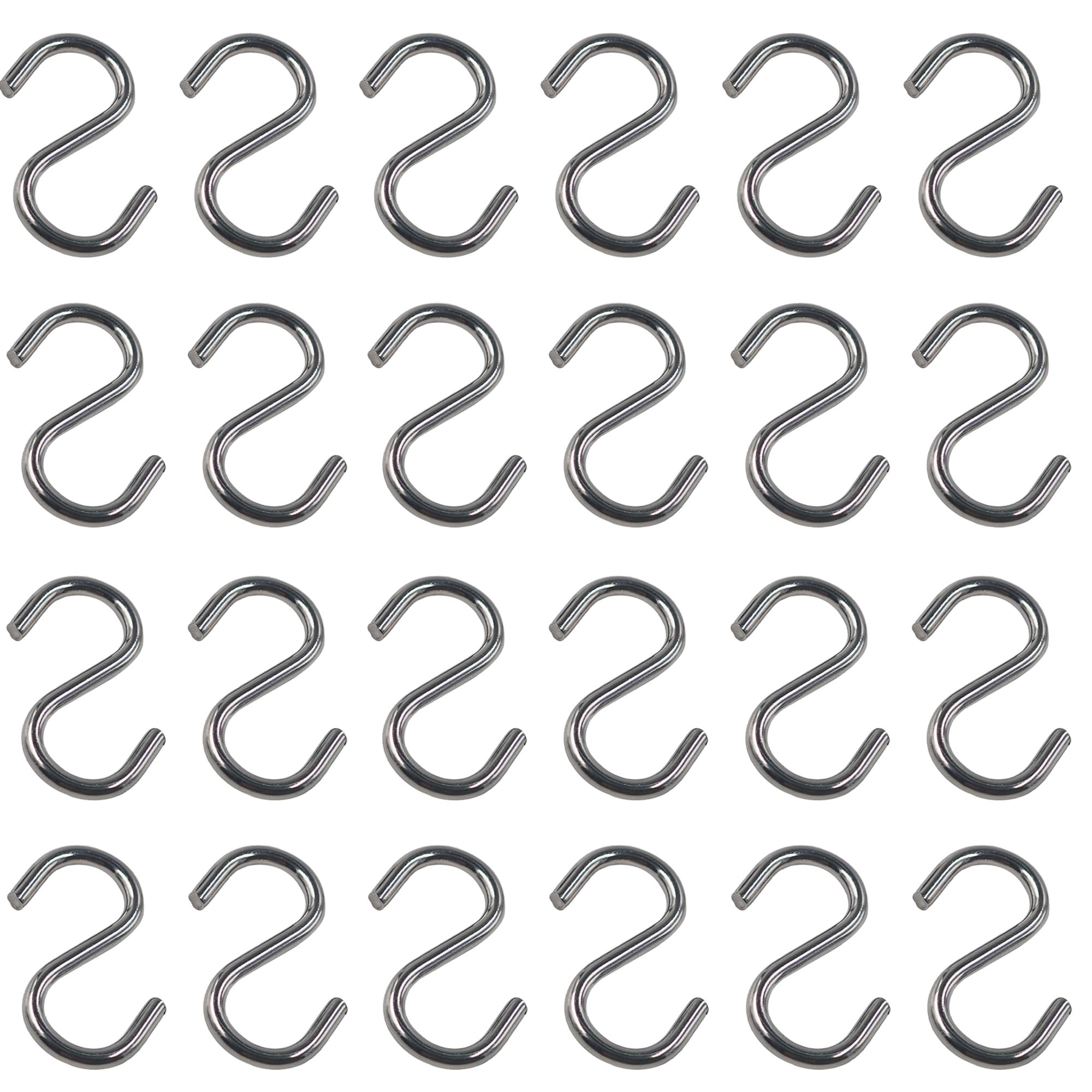 48 Stainless Steel S Hooks - Heavy Duty Hanging Hooks -9 48 Stainless Steel S Hooks - Heavy Duty Hanging Hooks -9