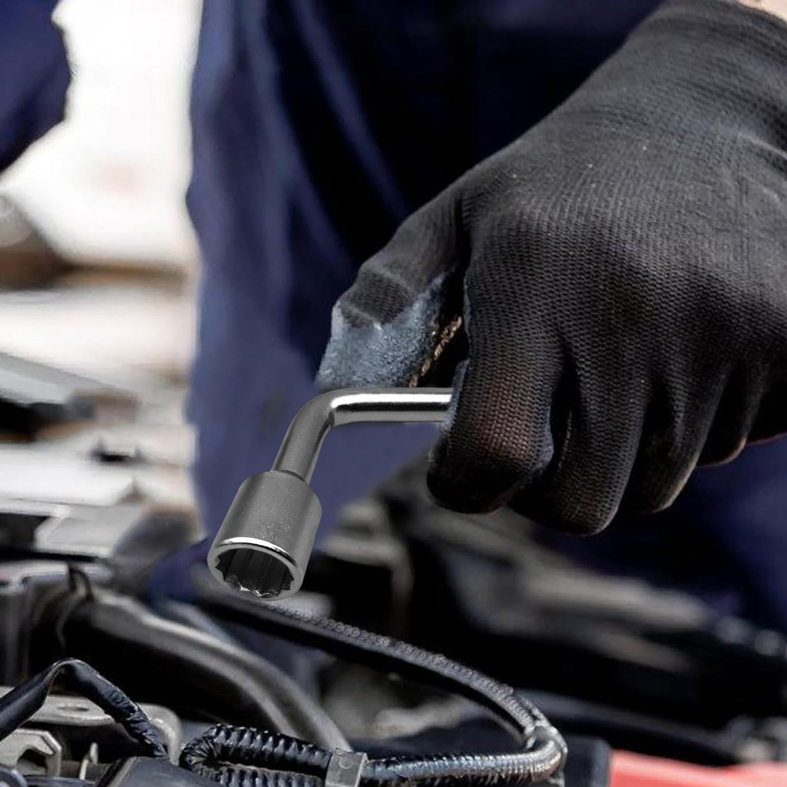 Chiave a , a forma di L, resistente, chiave a per auto, camion, veicoli, pickup, SUV, furgoni, casa, officina