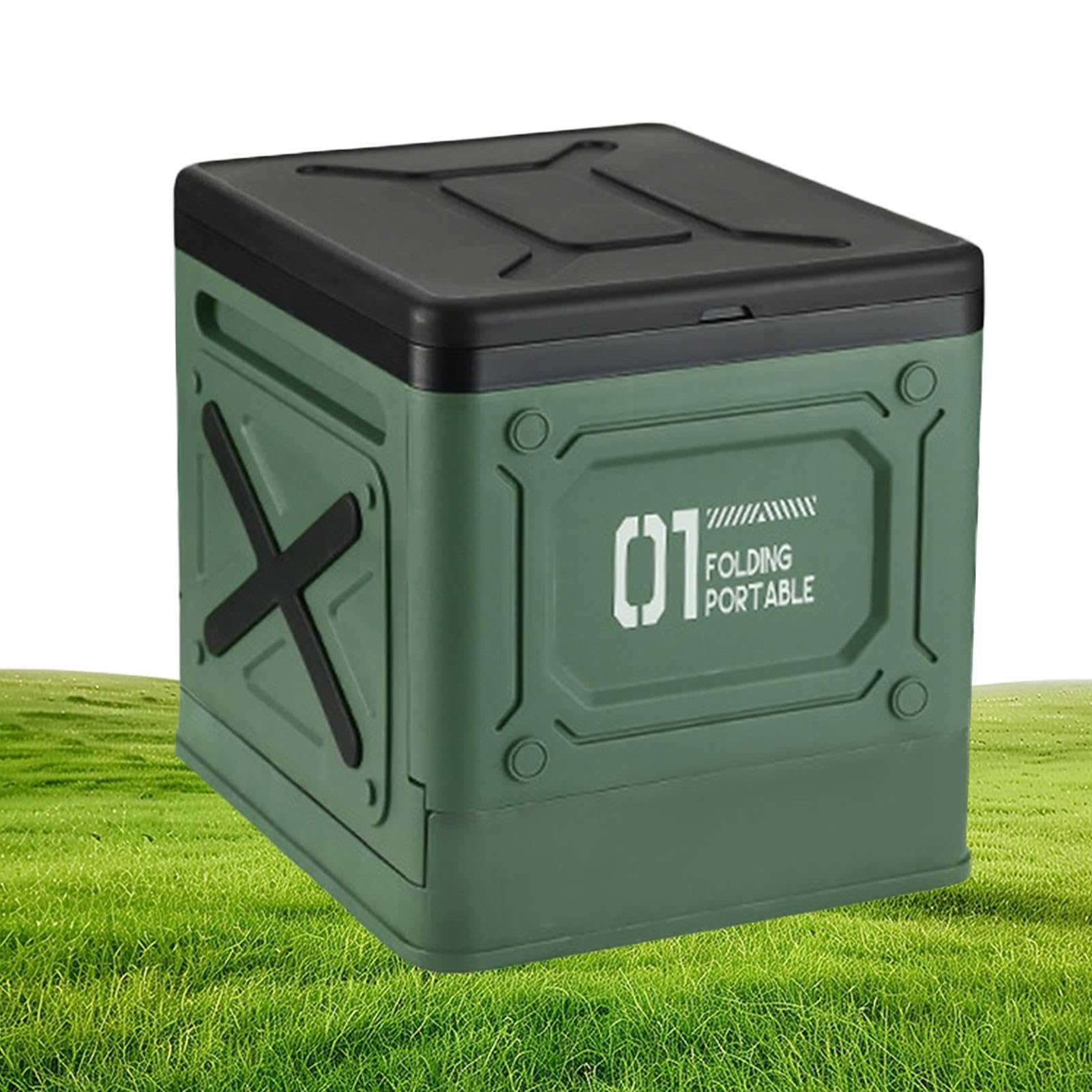 Inodoro portátil para camping al aire libre | Residuos compactos para exteriores | Sistema de eliminación de residuos higiénico y práctica bolsa de transporte para aventuras al aire libre, senderismo
