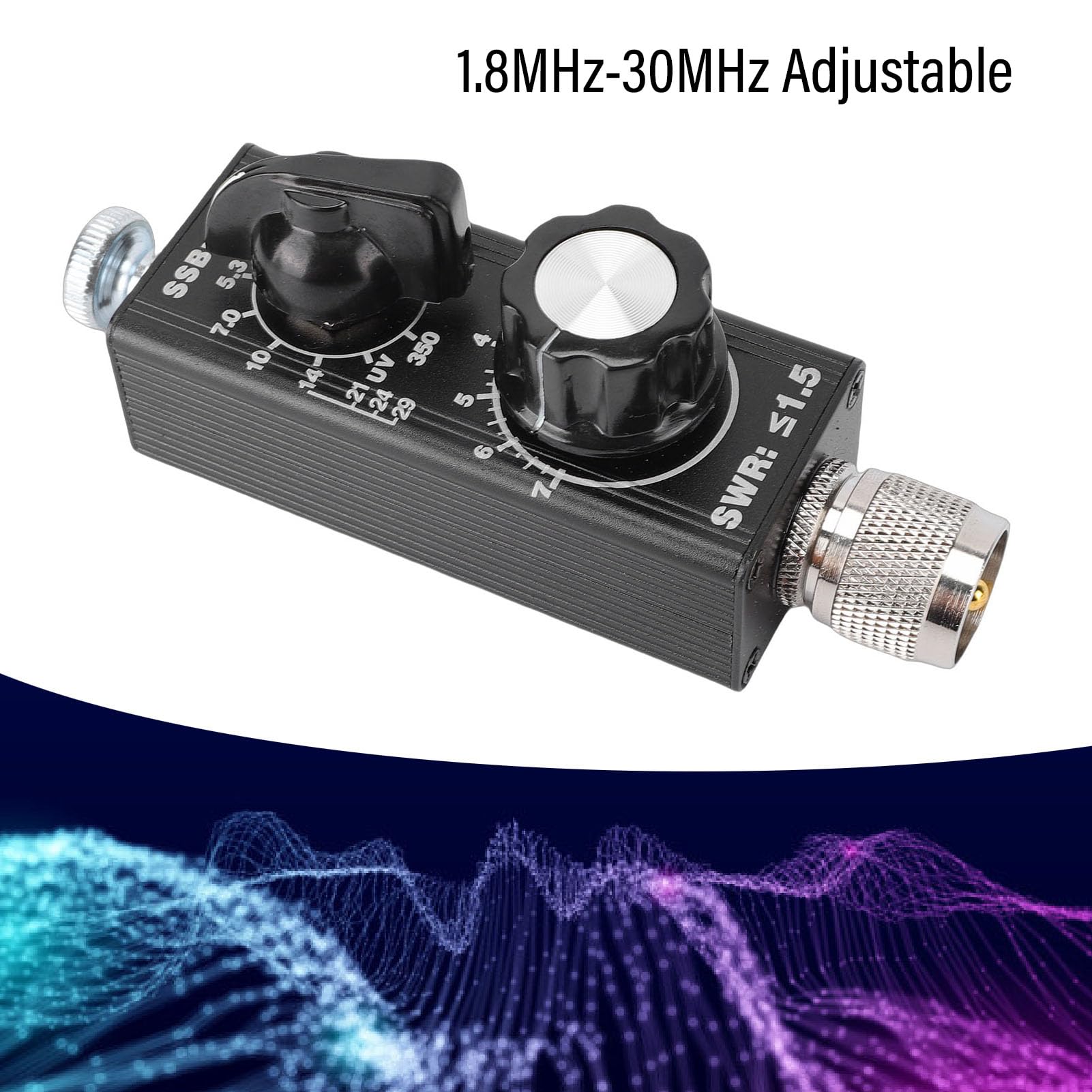QRP a Onde Corte, Radio VHF UHF Portatile da 30 W con Copertura Completa della Banda per Radioamatori, Ricezione FM Aeronautica e Uso Esterno