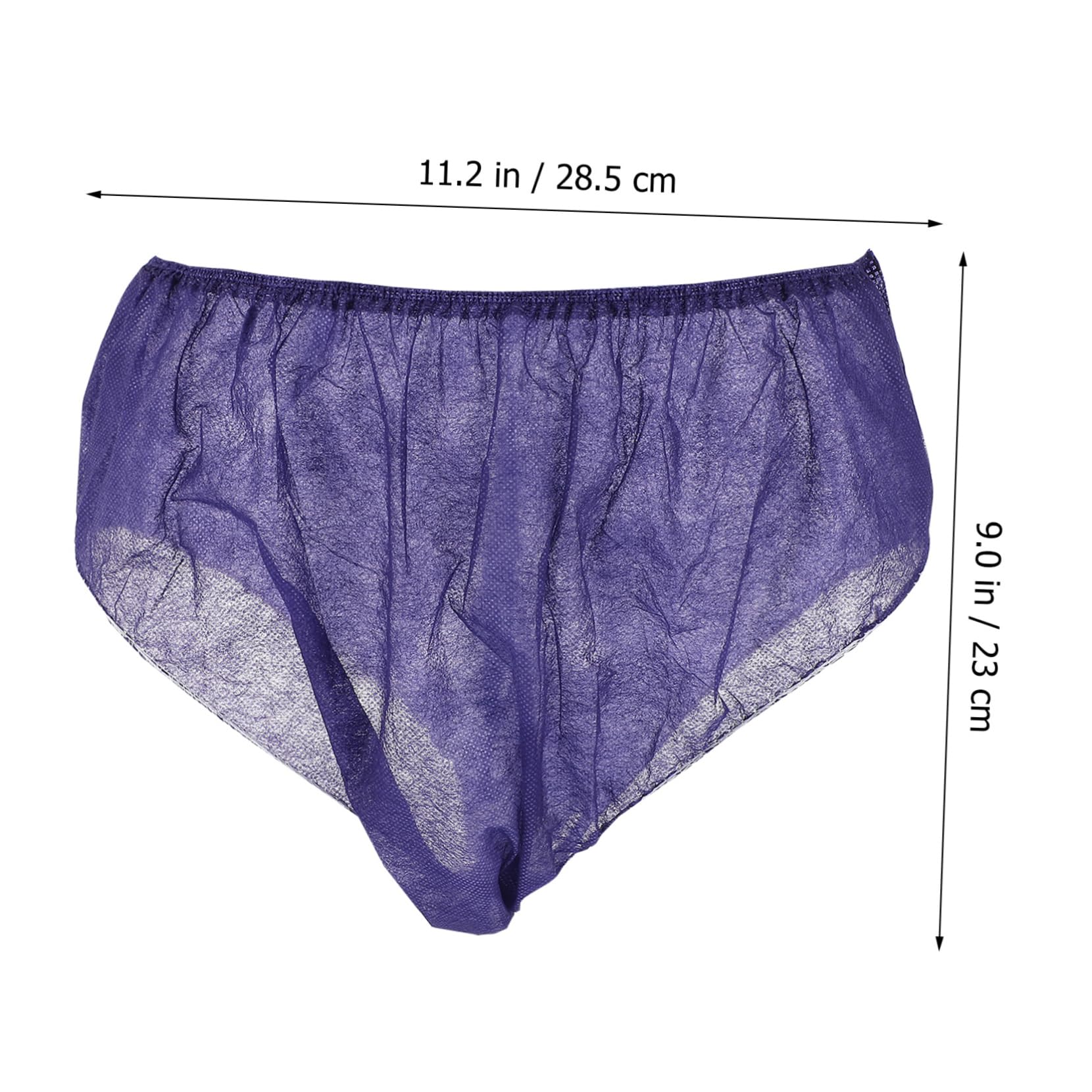 NOLITOY 20Pcs Disposable Underpants for Women Breathable Non Woven Travel Briefs for Spa Sauna and Sunbathing Activities Comfortable Elastic Design Assorted Color