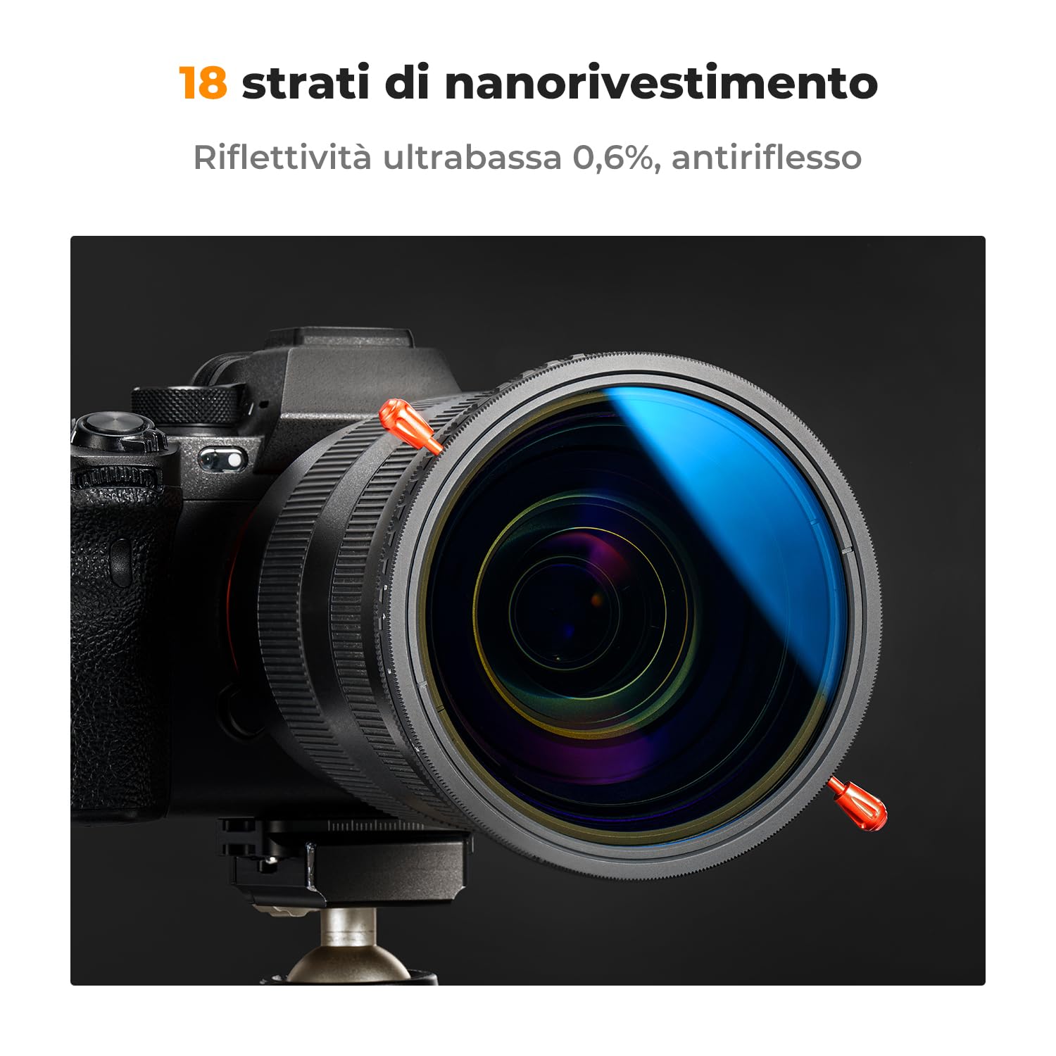 K&F CONCEPT Nano-Klear 67mm Filtro Variable ND2-32 (1-5 Stops) & Polarizzatore CPL 2 In 1, Filtro ND2-32 Densità Neutra & CPL in Vetro Ottico