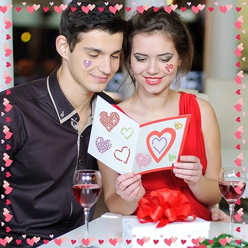 Vista 61 de Epakh 84 calcomanías de estrella de diamantes de imitación, calcomanías de estrella de cristal autoadhesivas con purpurina plateada, para paquete