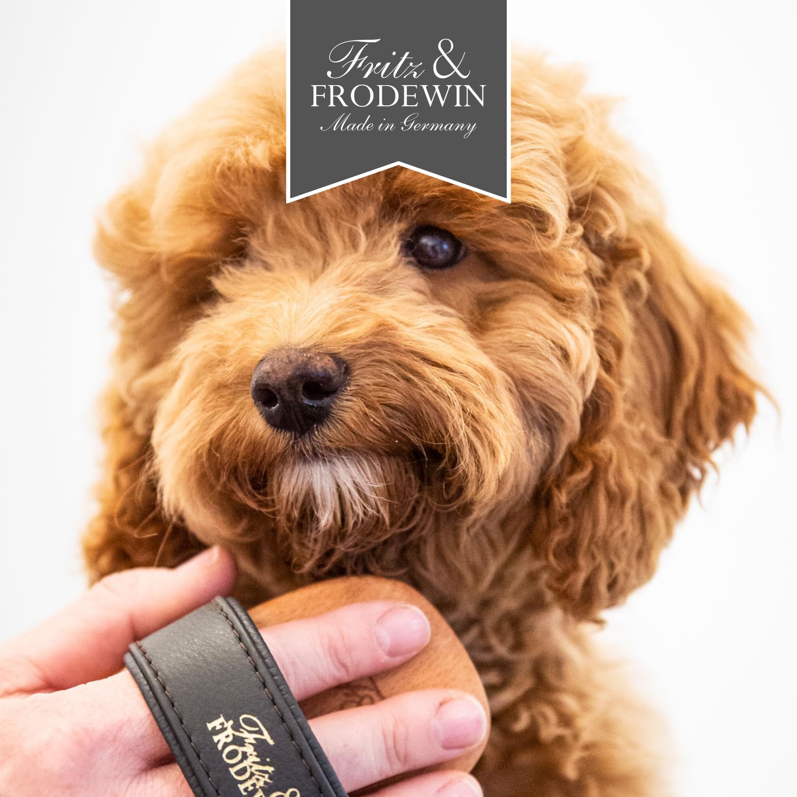 Fritz & Frodewin Hundebürsten-Set "Langhaar" | Premium Hundehaarbürsten | Fellbürsten | Für die tägliche Pflege | FSC zertifiziertes Holz | Gratis Bürstenreiniger | 100% Made in Germany