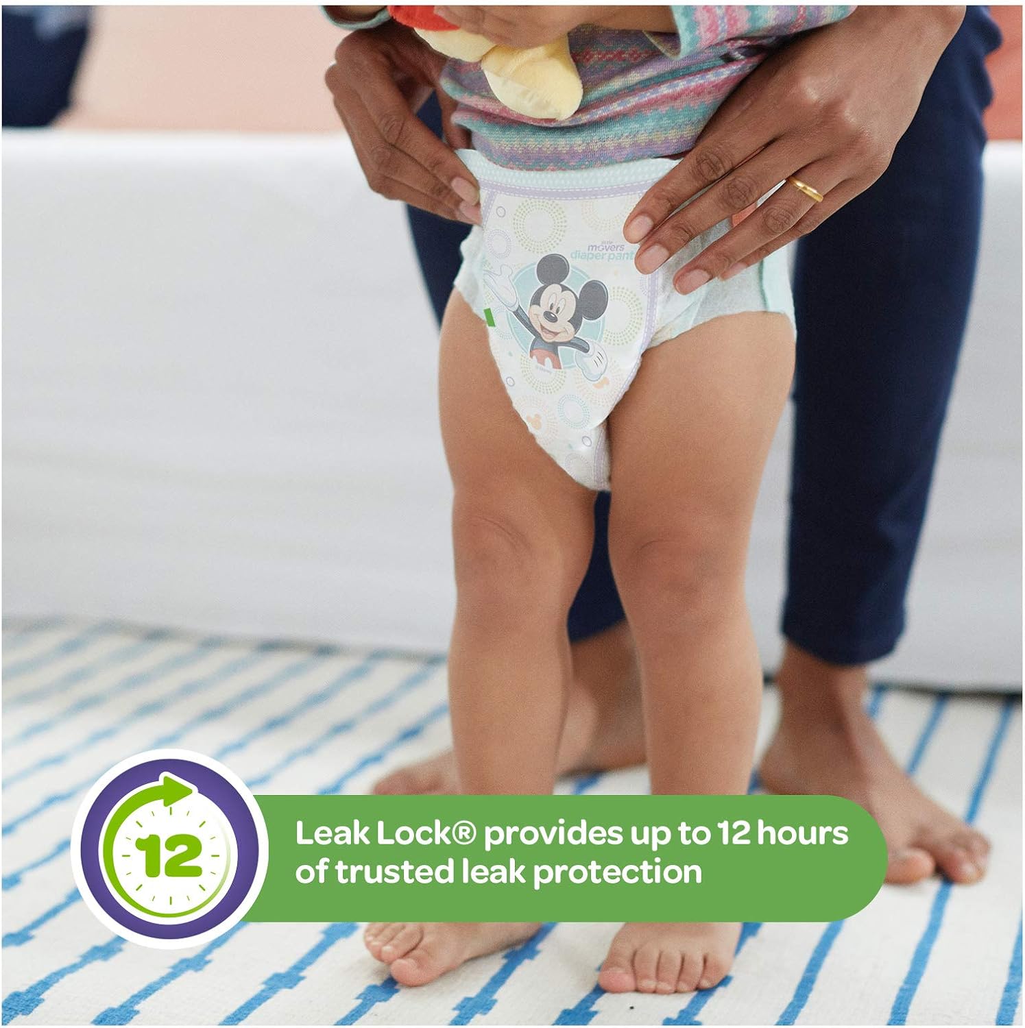 Huggies Little Movers, Slip on Diapers, Size 4, 74 count