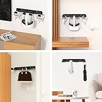 Vista 6 de HomeMount VR Wall Mount Storage Stand Hook-for Meta/Oculus Quest 2/Quest/ Rift/ Rift S/ Valve Index/ HTC Vive/ HP Reverb G2/ Playstation VR