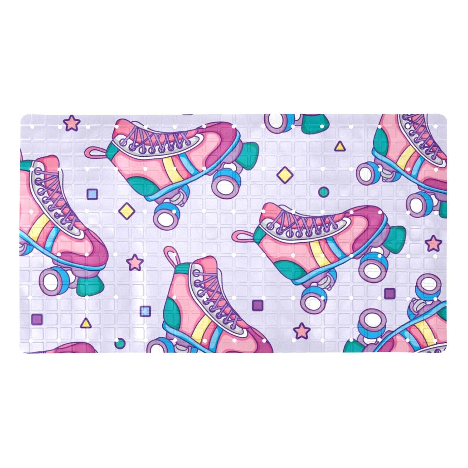 Tapis de baignoire lavable en machine pour éviter les glissades