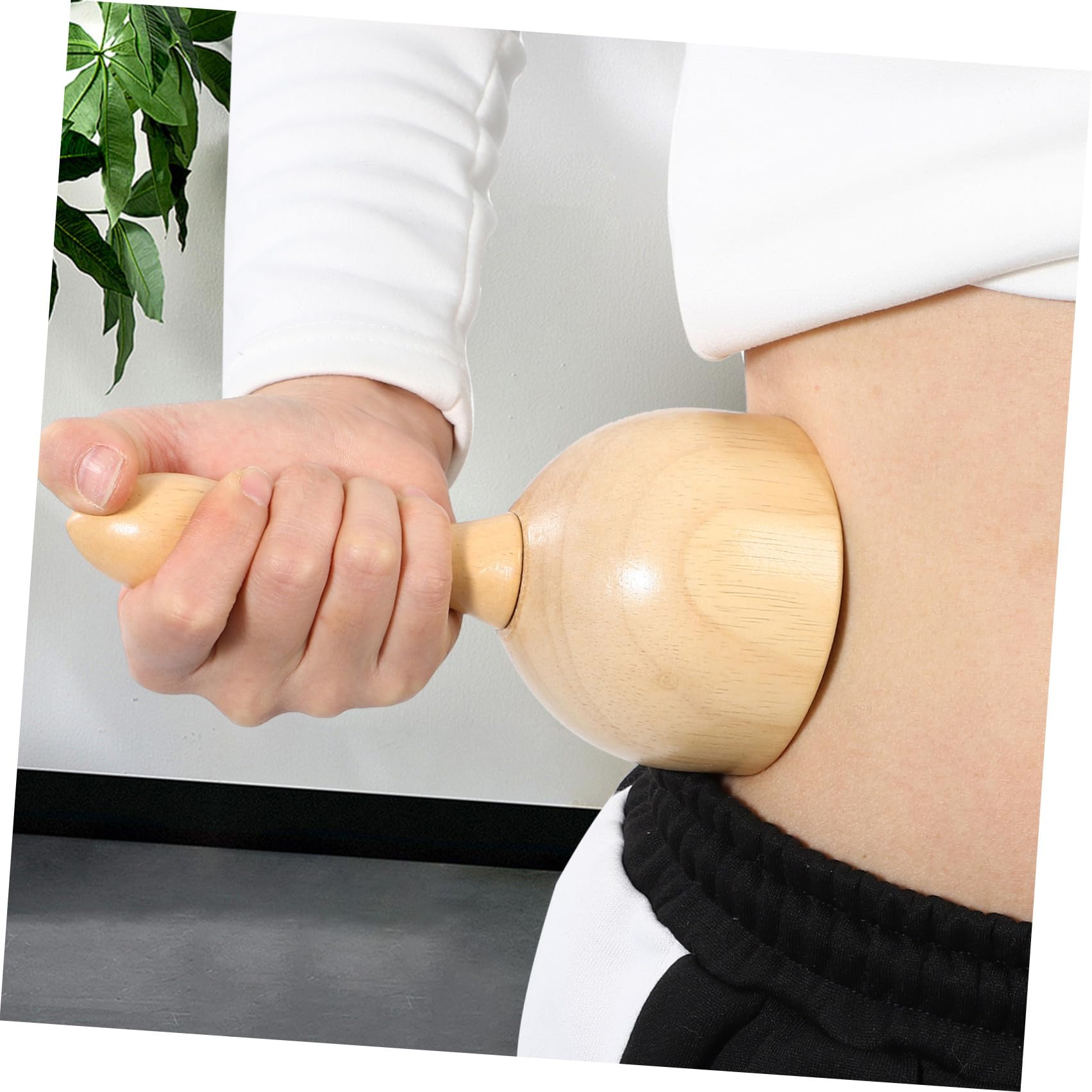 Healvian 6piezas De Masaje De Madera Para Relajación Copas y Rodillos De Masaje Para Aliviar La y La Circulación