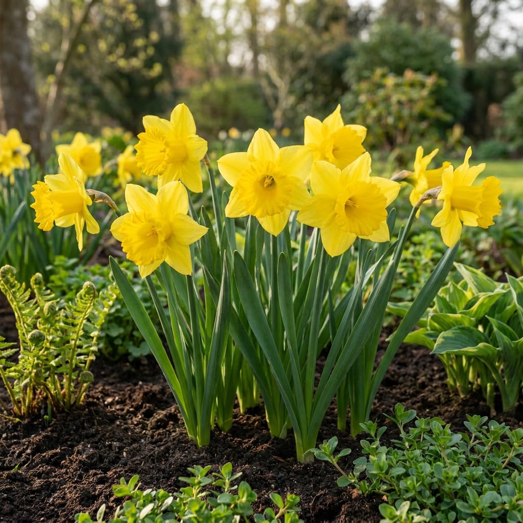 Green boutiQ - 320x Narcissus Yellow - Narcisse jaune - Jaune - Floraison printanière - Calibre 10/12