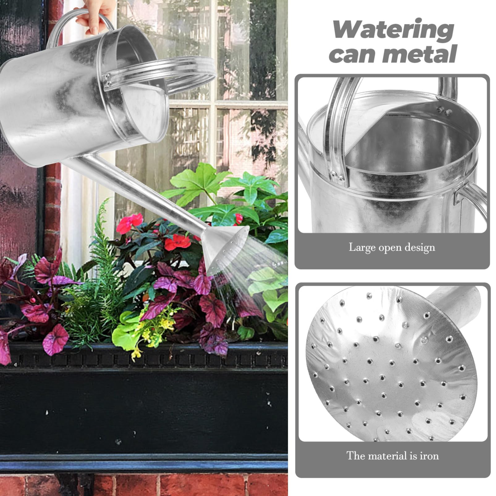 ORFOFE Arrosoir Épais Bec pour Jardinage Et Arrosage des Plantes Intérieur Et Extérieur Pratique Et pour Usage Quotidien