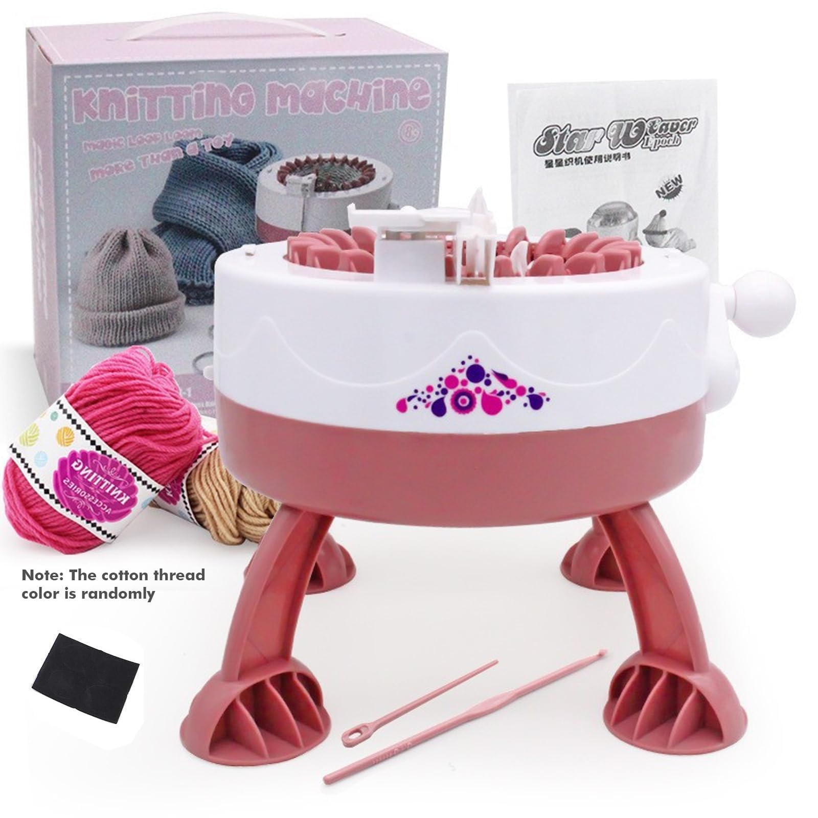 mumisuto Machine à Tricoter, 22 Aiguilles Tisser Rond, Métier À Tisser Intelligent, Rond Intelligent Machines à Tisser à Tricoter Bricolage Kit De MéTier à Tisser Pour Adultes Et Enfants