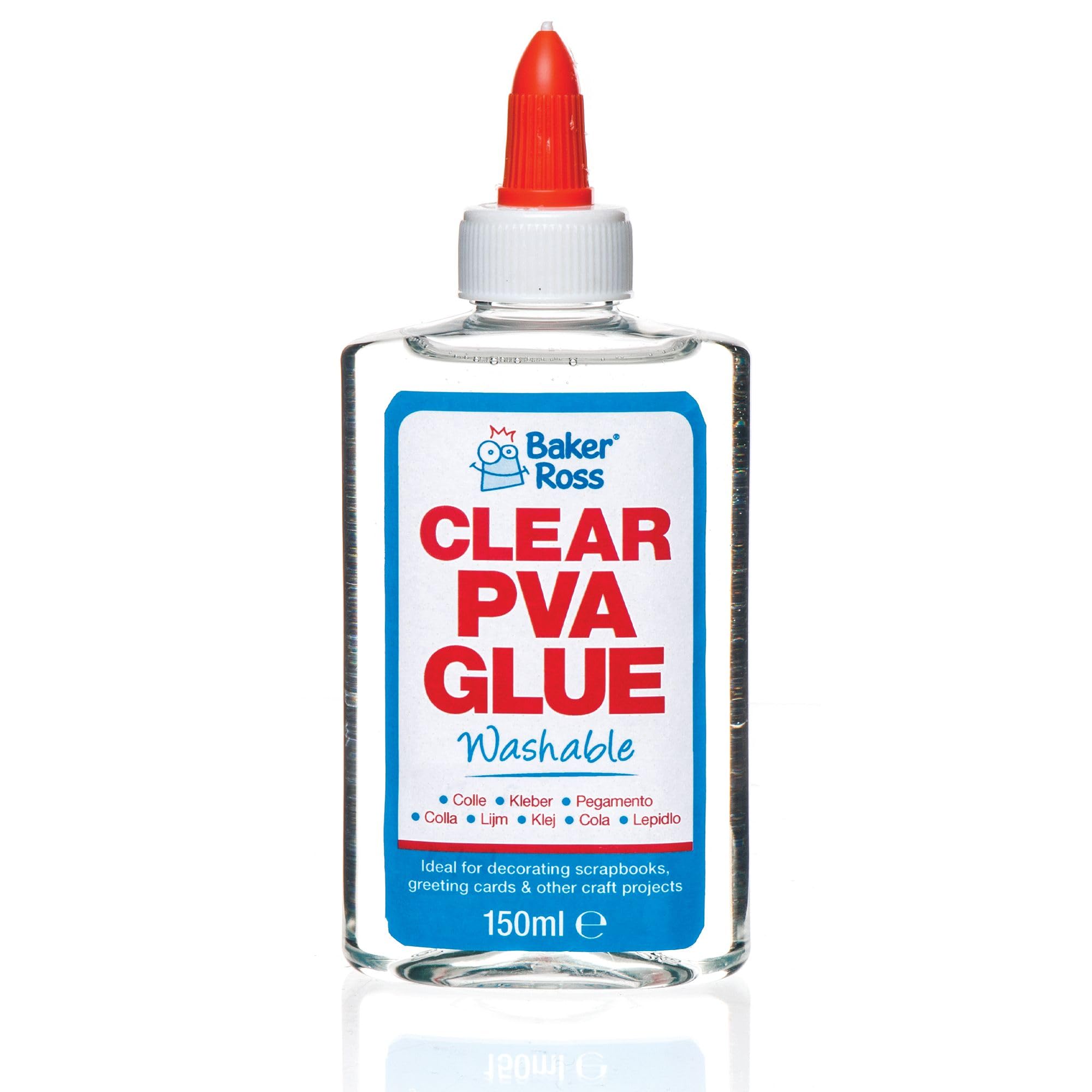 Baker Ross AR533 Clear PVA Glue - Pack of 6 x 150ml, Washable Glue Ideal for Kids Arts and Crafts Supplies-image-15