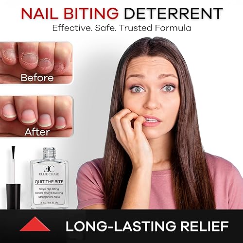 Miniatura 8 de Ellie Chase Detener el tratamiento disuasorio de uñas sabor extra amargo 0.5 onzas | Deja de poner los dedos en la boca | Seguro para adultos y