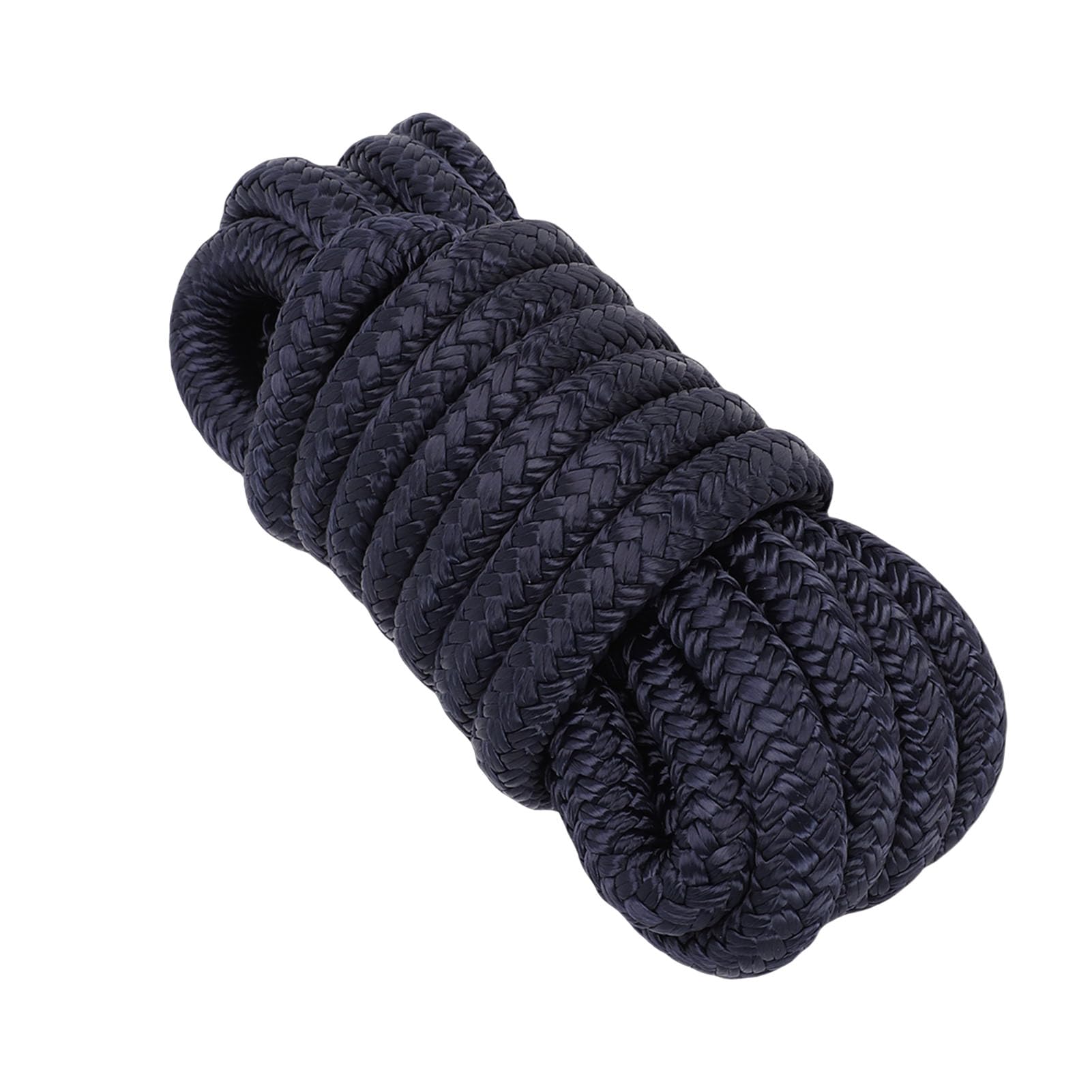 Generic Cuerda Marina de Alta Resistencia, 4 Piezas, Línea de Muelle de Nailon Trenzado Doble para Yates y Embarcaciones Pequeñas, 0,37 Pulgadas X 15 Pies (Blue)