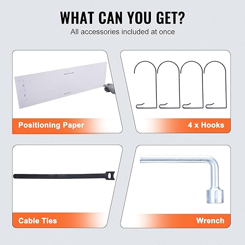 Miniatura 8 de VEVOR Estantería de garaje montada en la pared, estantes resistentes de 1 x 4 pies, estante de almacenamiento flotante de capacidad de carga de 400