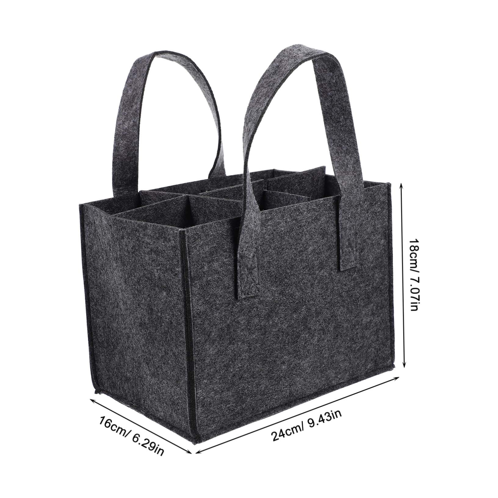 AUTSUPPL 2pcs Felt Wine Bag Felt Wine Tote Bags Wine Bottles Suit Reusable Wine Bottle Tote Bag Wine Bottle Travel Protector Bags Storage Tote Wine Tote Carrier Wine Carrier Tote Bag