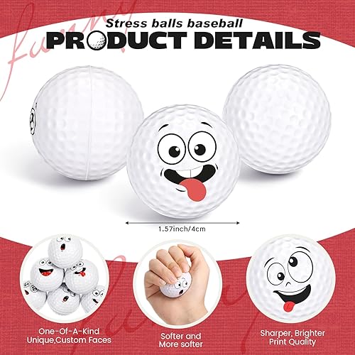 Miniatura 2 de 12 piezas de mini bolas de estrés con cara para niños, pelotas de espuma para apretar con cara divertida para niños y niñas, para aliviar el estrés