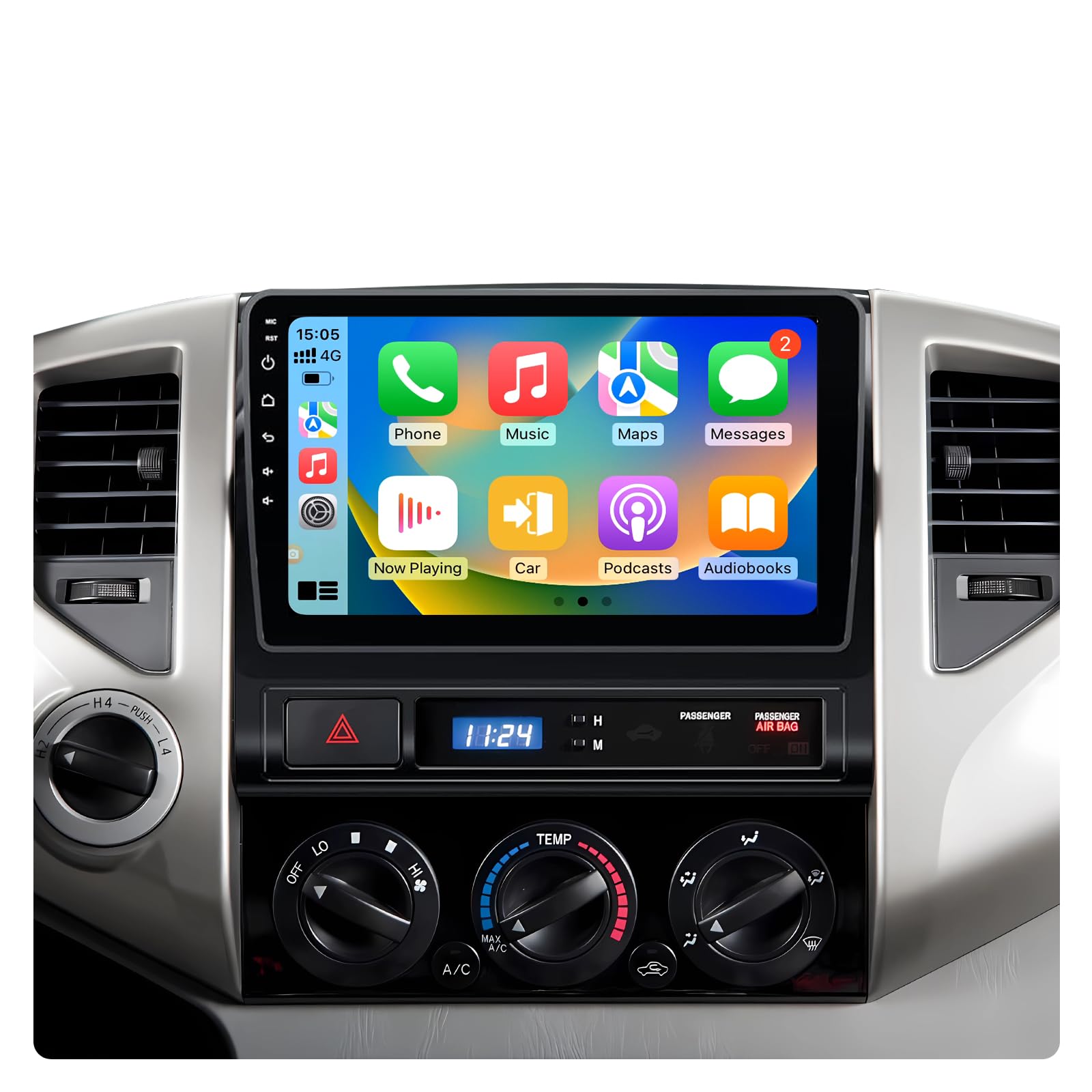 Binize Android 13 Car Stereo Radio Head Unit Compatible with Toyota Tacoma 2005-2015 Touch Screen Car Stereo Wireless Carplay/Android Auto Touch