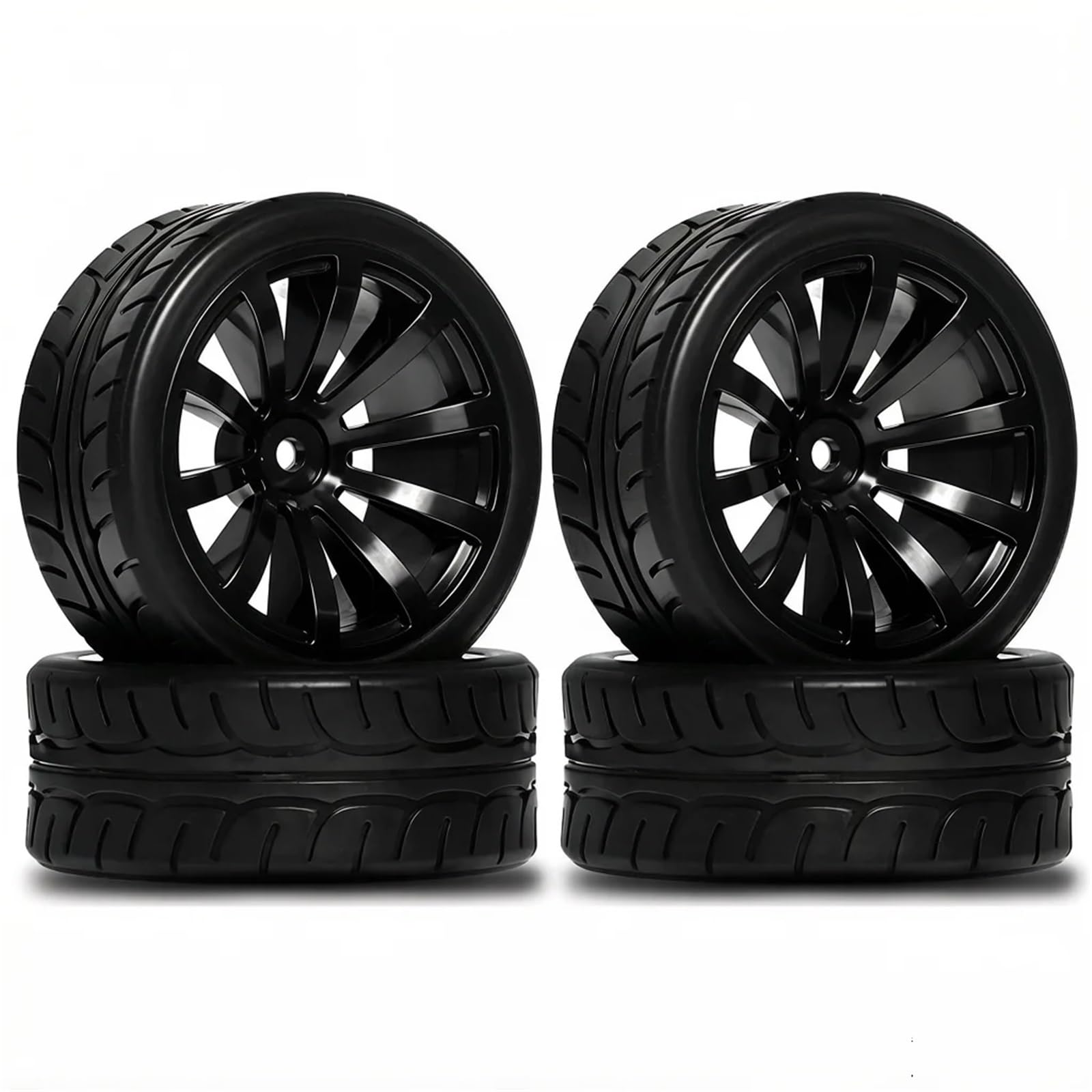 para HPI para KYOSHO para Tamiya WRC para TT02 XV01 1:10 4 Uds Neumático para Cubo Rueda RC Coche Drift Modificación Piezas Mejora Camiones sobre Orugas Piezas NeumáTicos RC