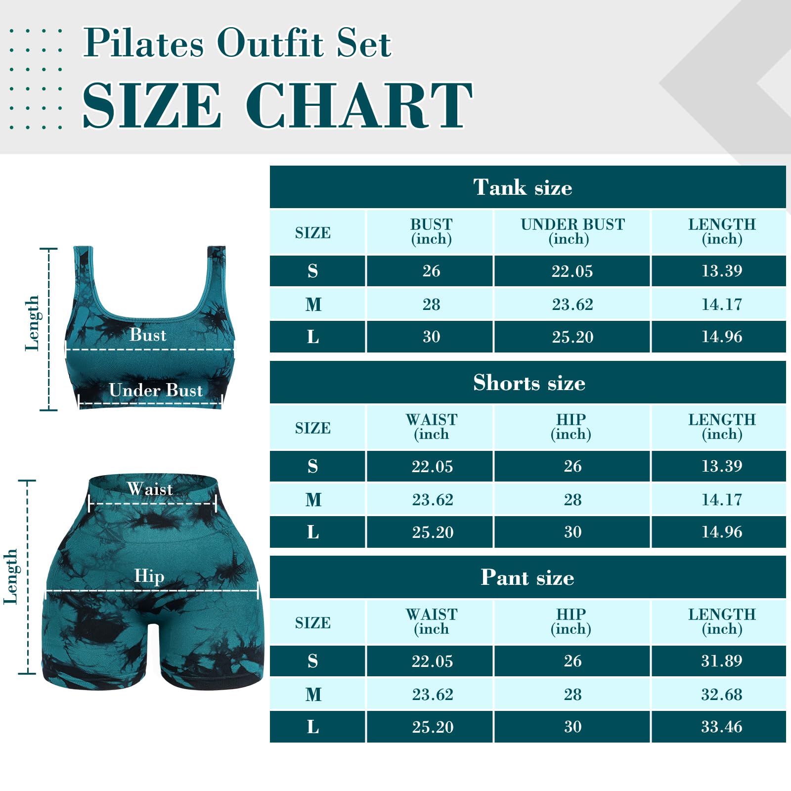Conjunto de 4 piezas de entrenamiento para mujer, conjunto de ejercicio de pilates, cuello redondo, brasier deportivo, pantalones cortos, leggings, ropa de gimnasio