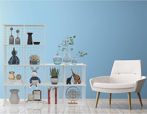 Miniatura 64 de HUBSON Organizador de almacenamiento de cubos de alambre, para libros, juguetes, manualidades, macetas para plantas y petCloset y estantes de Negro